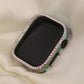 White Glam Apple Watch Case