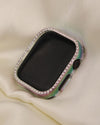 White Glam Apple Watch Case