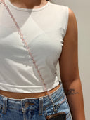 Pink mist phone strap