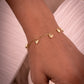 Butterfly gold anklet