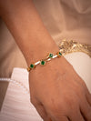 Emerald 4 stone kada