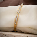 Thin full stone kada