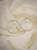 Basic Lola Silver Hoops