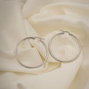 Basic Lola Silver Hoops