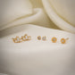 Stone studs trio