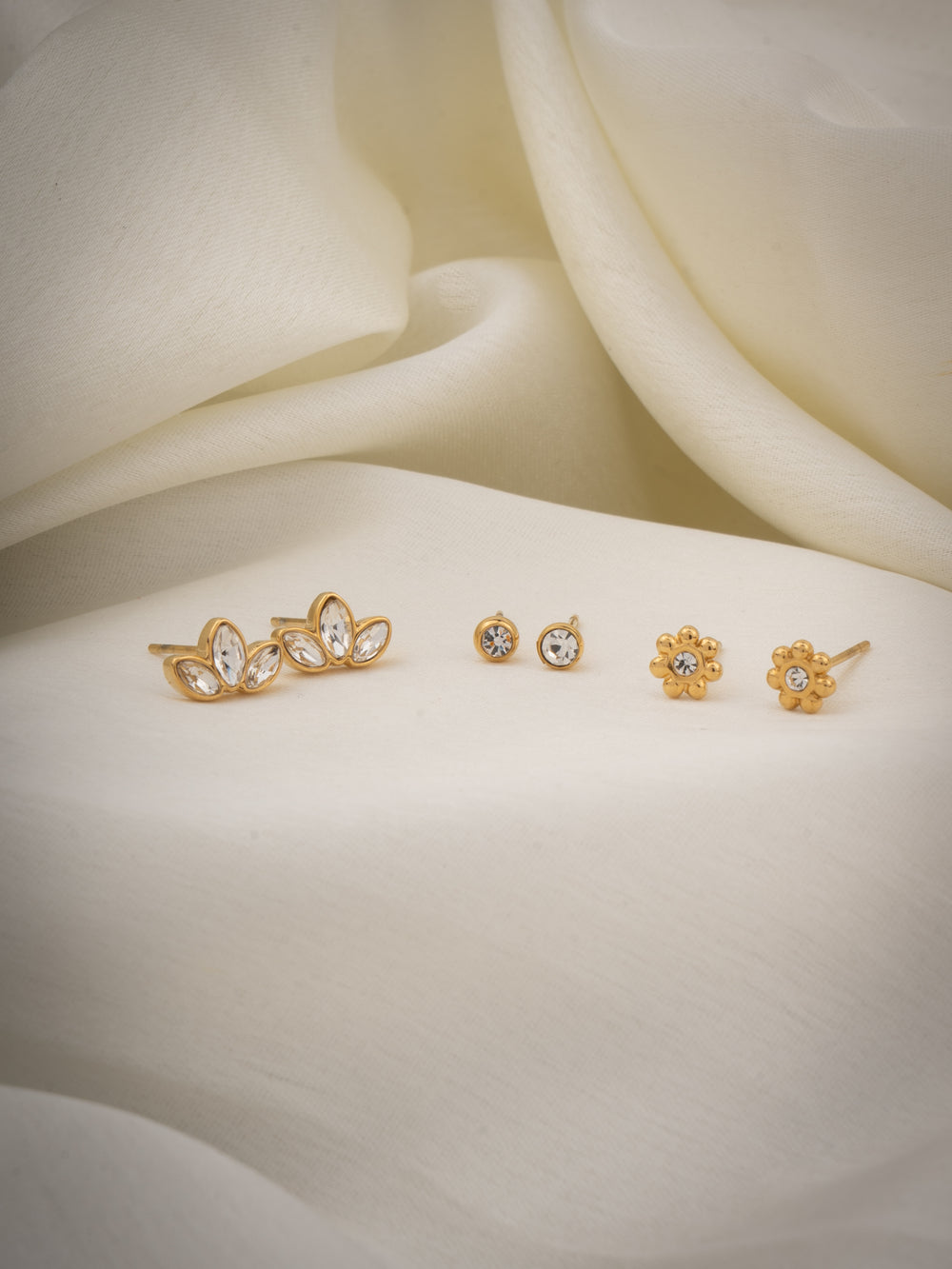 Stone studs trio