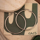 Basic Lola Silver Hoops