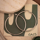 Basic Lola Silver Hoops