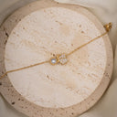 Ladybug stone bracelet