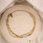 stone bracelet double layer