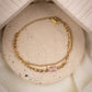stone bracelet double layer