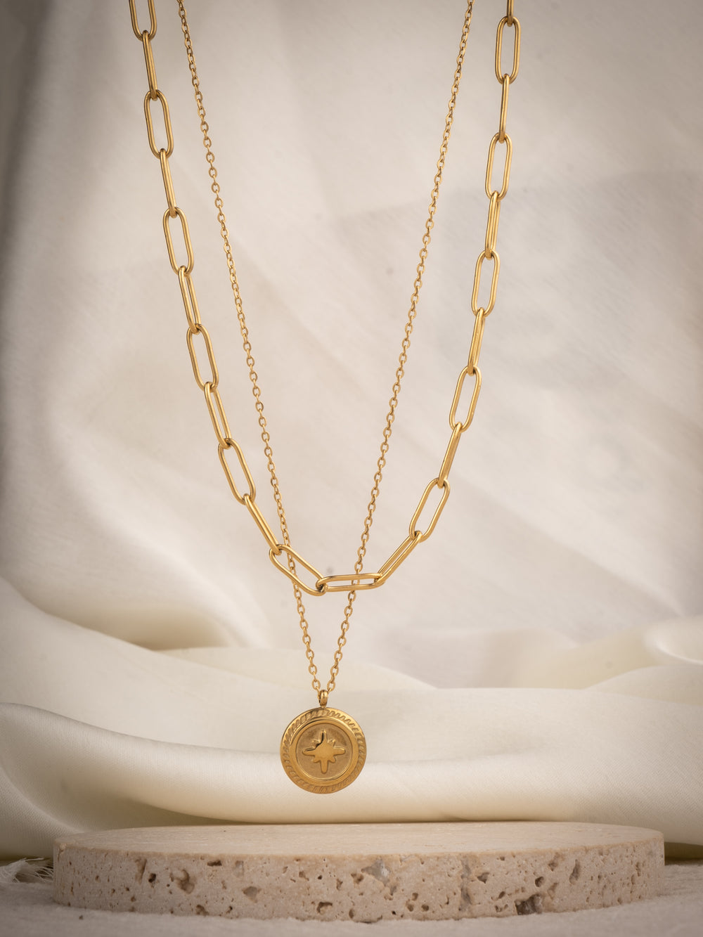 Double layer coin chain