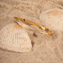 Thin full stone kada