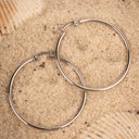Basic Lola Silver Hoops
