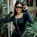 Brown Studded Phone Strap