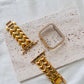 Gold glam iwatch case