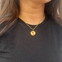 Chunky red stone chain