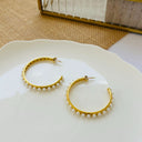 Pearl hoops big