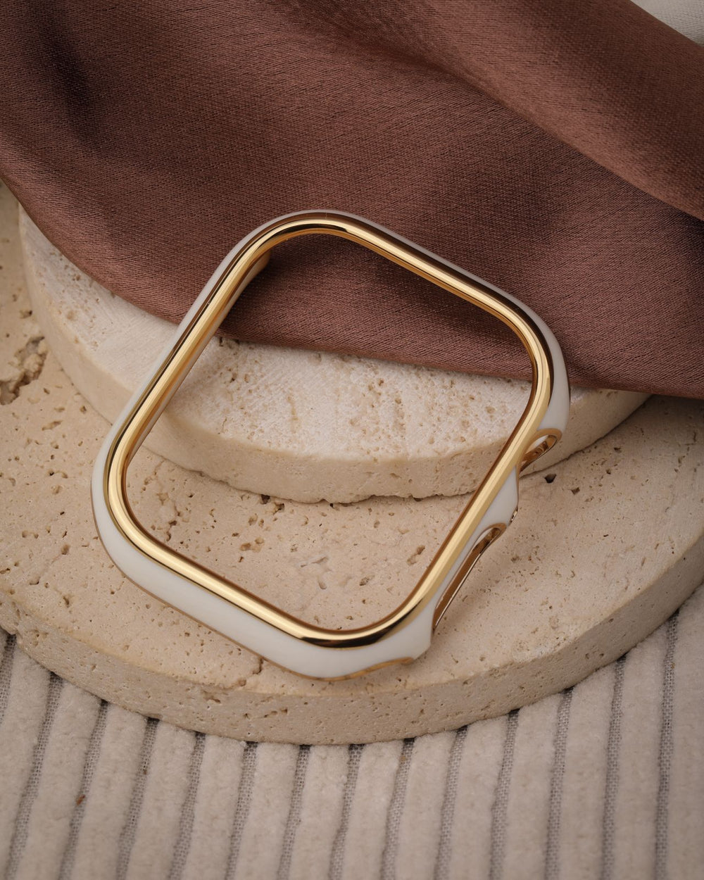 White Gold Apple Watch Case