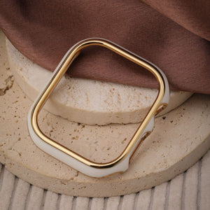 White Gold Apple Watch Case