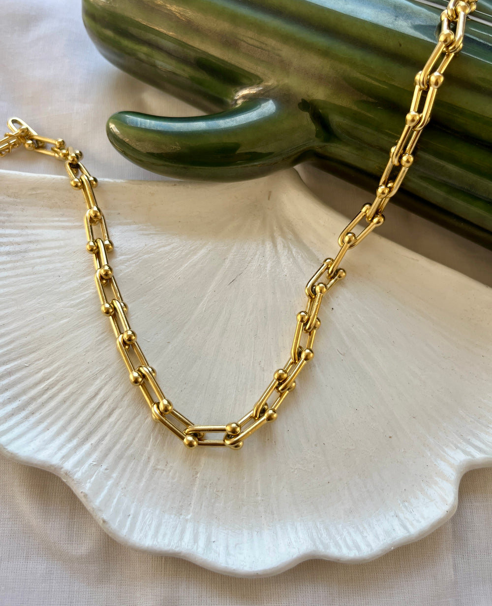 Chunky chain gold