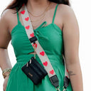 Neon Pink Heart Strap