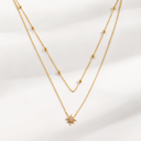 Venus stone ball double layered chain