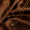 Venus stone ball double layered chain