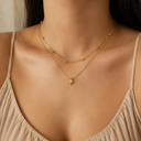 Venus stone ball double layered chain