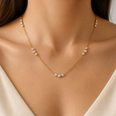 3 stone fancy chain