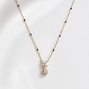 Flower teardrop mangalsutra