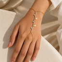 Butterfly stone handchain