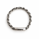 Silver link bracelet