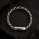 Silver link bracelet