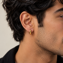 Plain gold hoop men