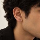 Zircon stud men small