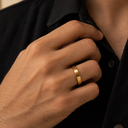 Plain gold ring