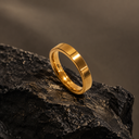 Plain gold ring