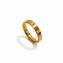 Plain gold ring