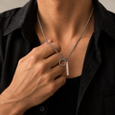 Ring cube chain men