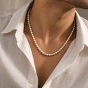 Small pearls chain men