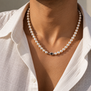 Big pearls chain men