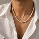 Big pearls chain men