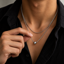 Double layer ball men’s chain