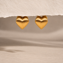 Heart classy hoops