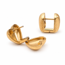 Heart classy hoops