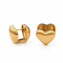 Heart classy hoops