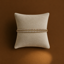 Double tennis adjustable bracelet