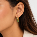 Stella emerald earring