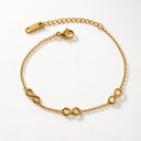 Trio infinity bracelet